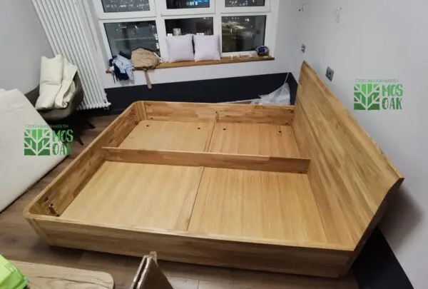 Кровать Лозанна из дуба с нишей - отзывы MOS-OAK