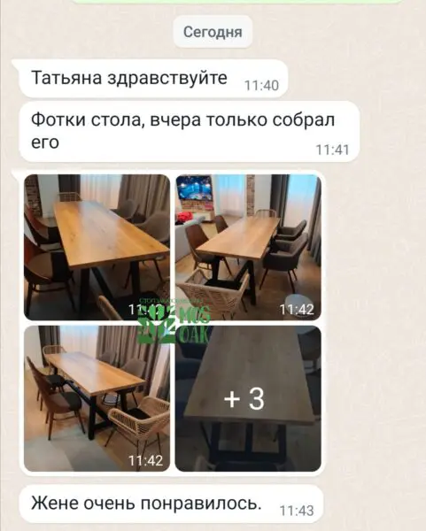 Столешница из цельного дуба - отзывы MOS-OAK