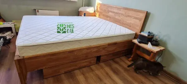 Кровать Руна из массива дуба - отзывы MOS-OAK