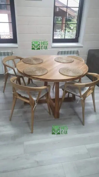 Стол обеденный раздвижной Мерби из дуба - отзывы MOS-OAK