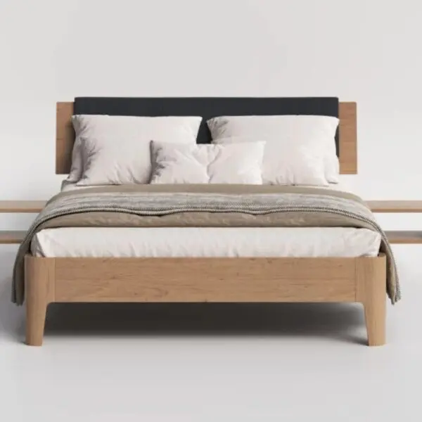 Кровать с тумбами из дуба Lugo modern