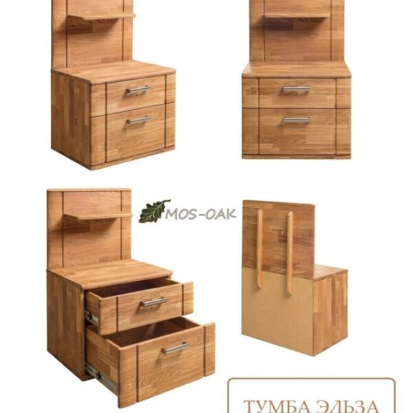 Тумба прикроватная из массива дуба Follina (Эльза)
