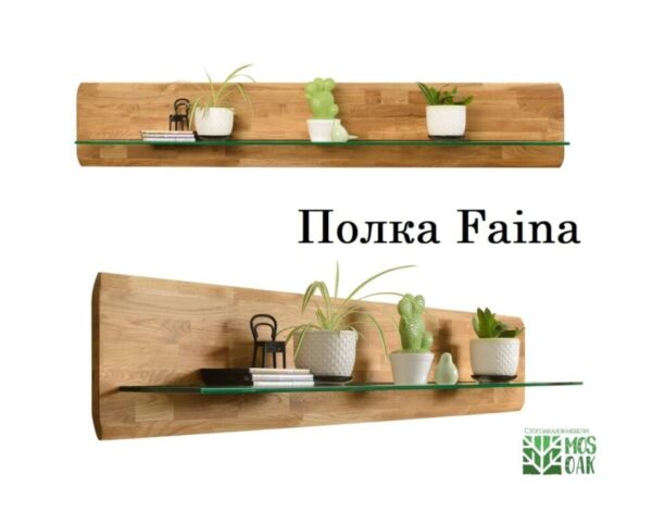 Полка из массива дуба Faina