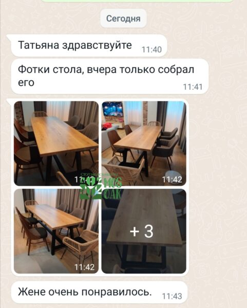 Столешница из цельного дуба - отзывы MOS-OAK