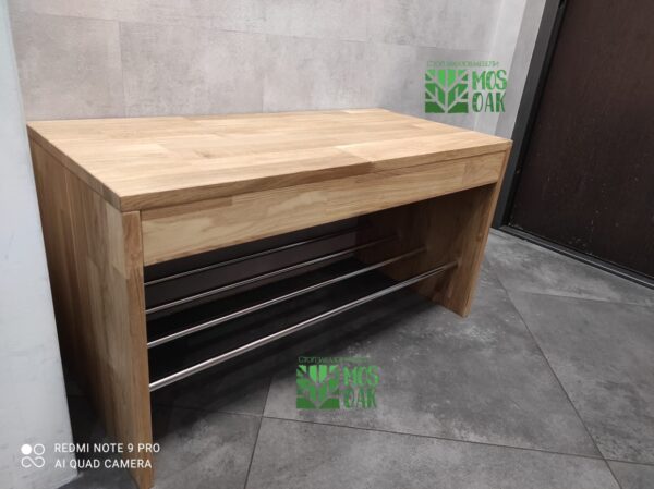 Скамья для обуви Терамо из дуба - отзывы MOS-OAK