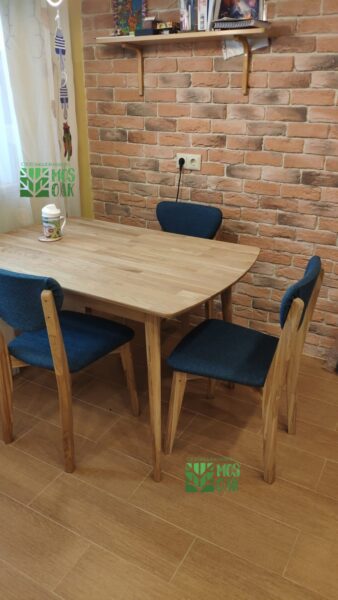 Стол обеденный Сканди и стулья Бриз из массива дуба - отзывы MOS-OAK