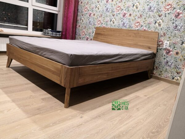 Кровать Lugo One из массива дуба - отзывы MOS-OAK