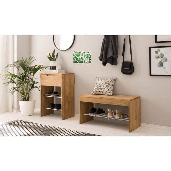 Тумба для обуви из массива дуба Дельф Тумба для обуви из массива дуба Дельф