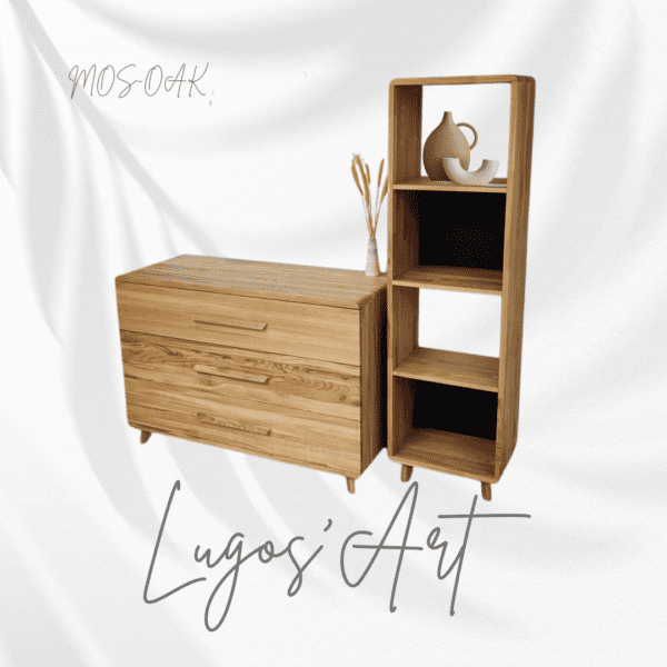 Купить стеллаж из дуба Lugos'Art